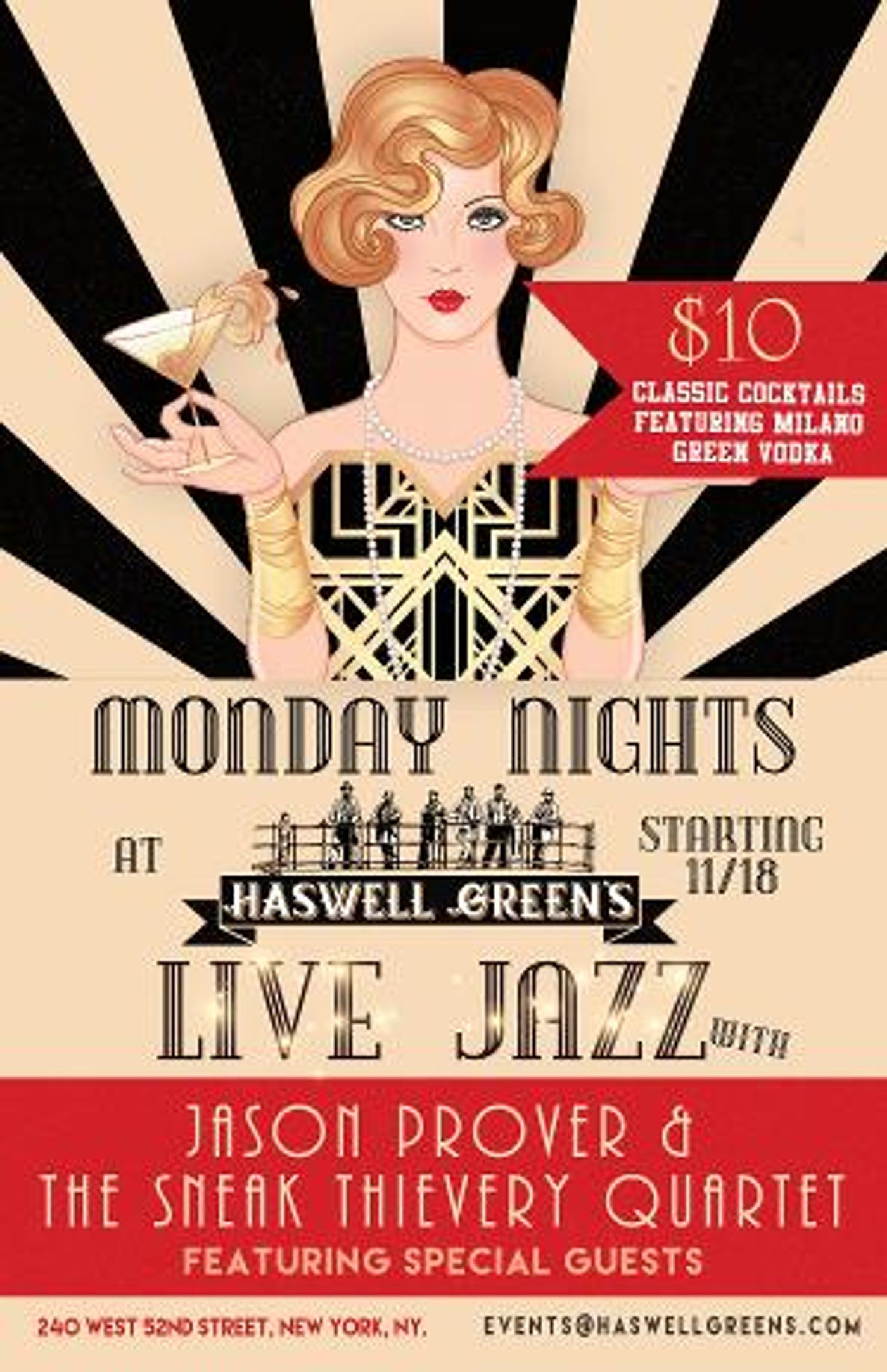 The Milano Green Jazz Scene Announces Lineup At Haswell Green's  Image