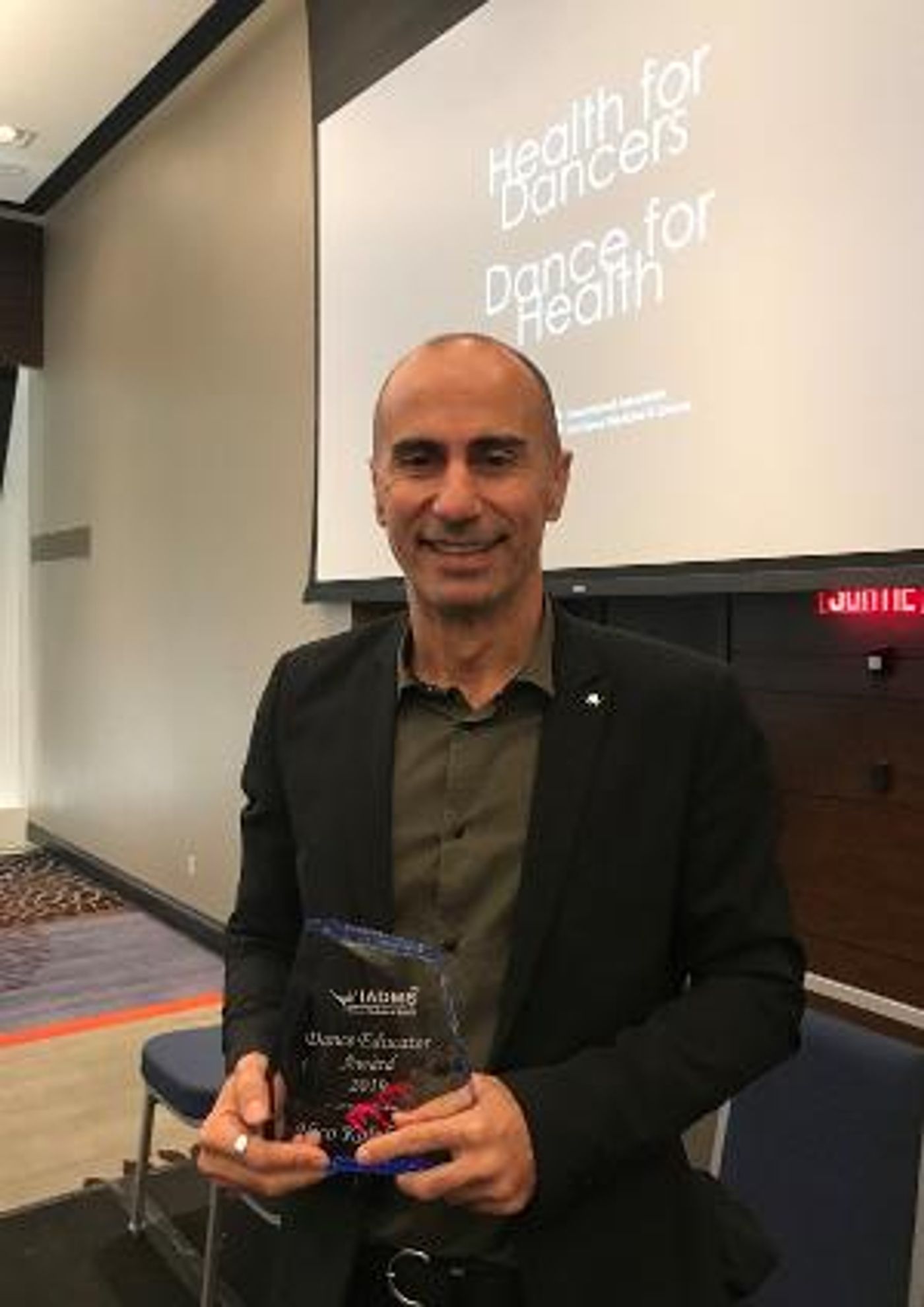 Elmhurst Ballet School's Performance Enhancement Coach Wins International Dance Educator Award 2019  Image