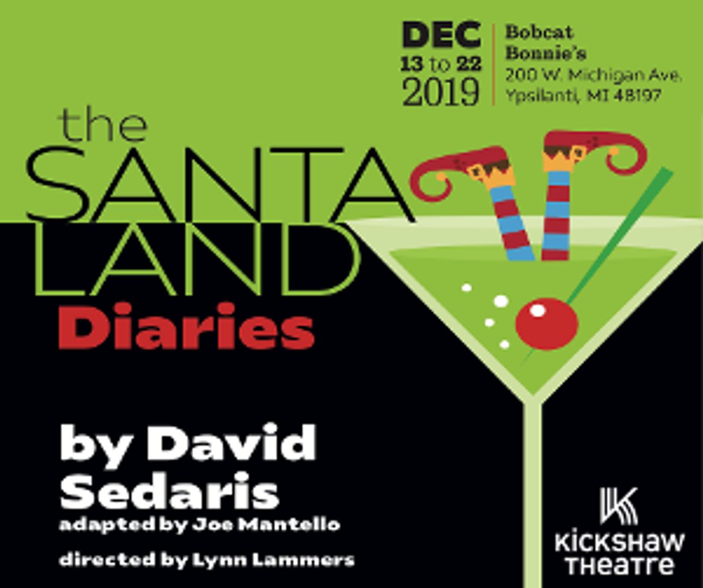 Kickshaw Theatre Presents David Sedaris's THE SANTALAND DIARIES  Image