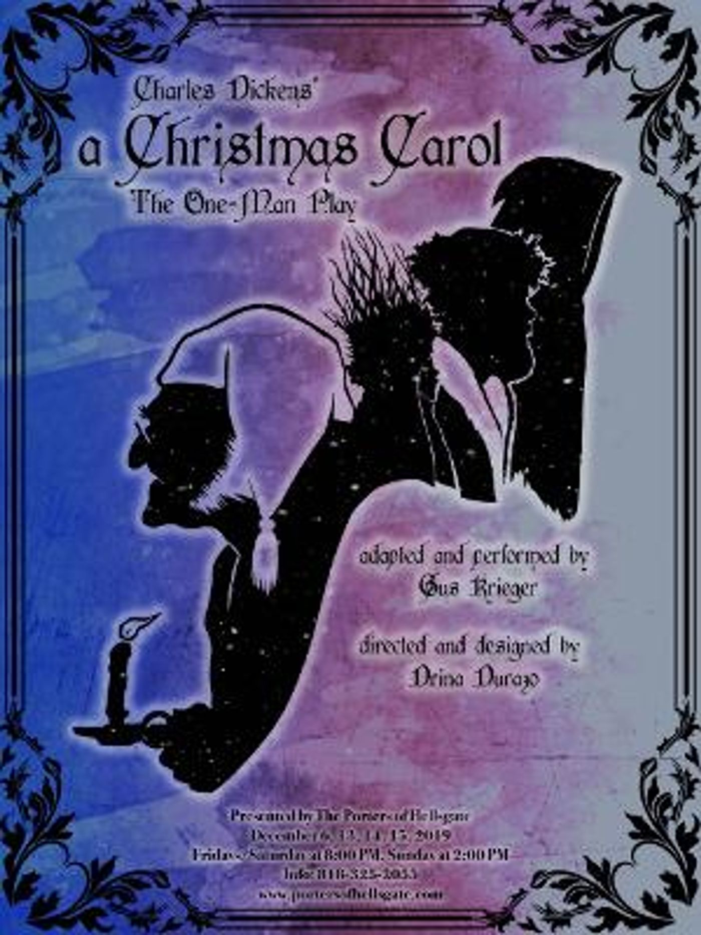 The Porters Of Hellsgate Present A CHRISTMAS CAROL: THE ONE MAN PLAY  Image