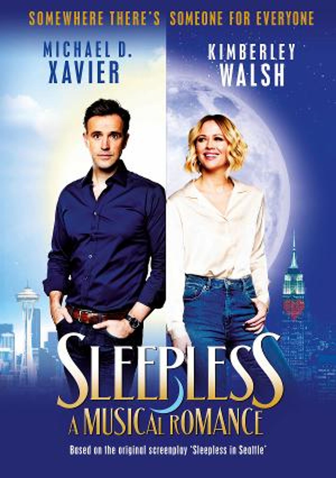 Michael Xavier and Kimberley Walsh Will Lead SLEEPLESS IN SEATTLE Musical at Troubadour Wembley Park Theatre  Image