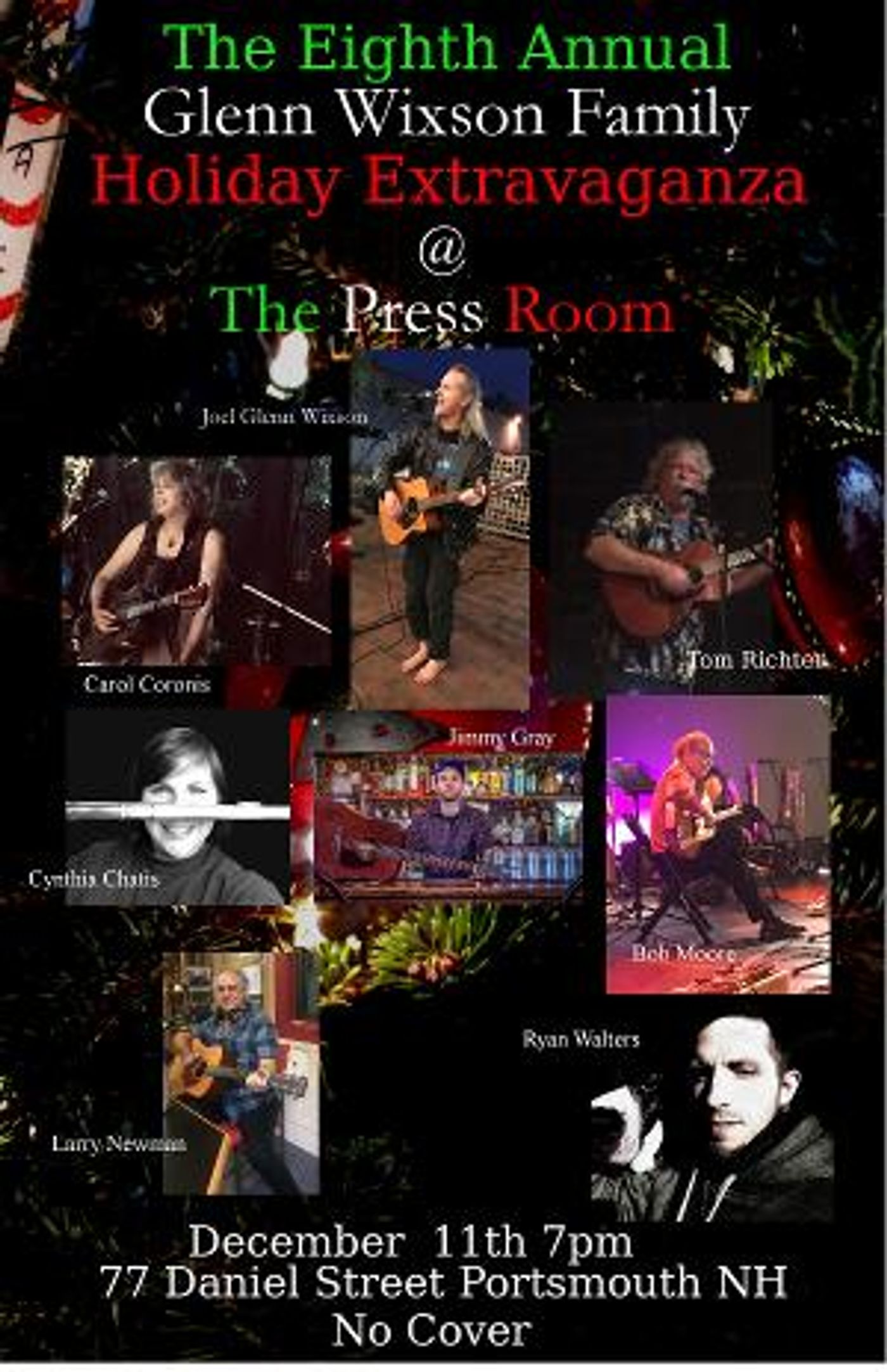 The Eighth Annual Glenn Wixson Holiday Extravaganza Comes to the Press Room  Image