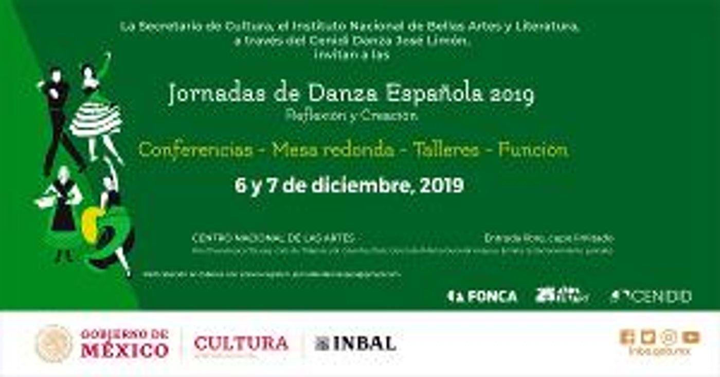 Realizarán Las Jornadas De Danza Española. Reflexión Y Creación En El Centro Nacional De Las Artes  Image
