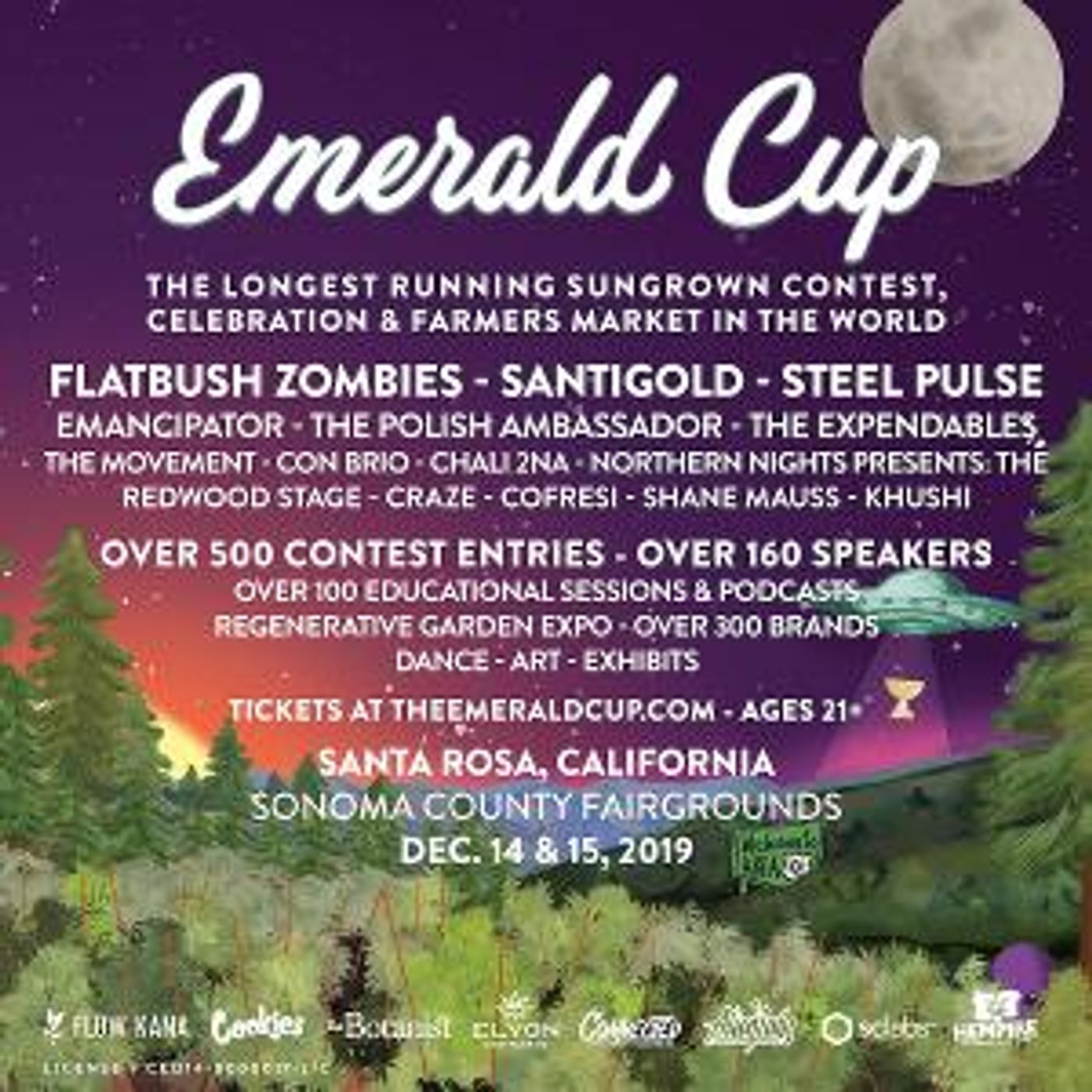 THE EMERALD CUP Adds Flatbush Zombies, Top Cannabis Experts, Educators, Vendors & More  Image