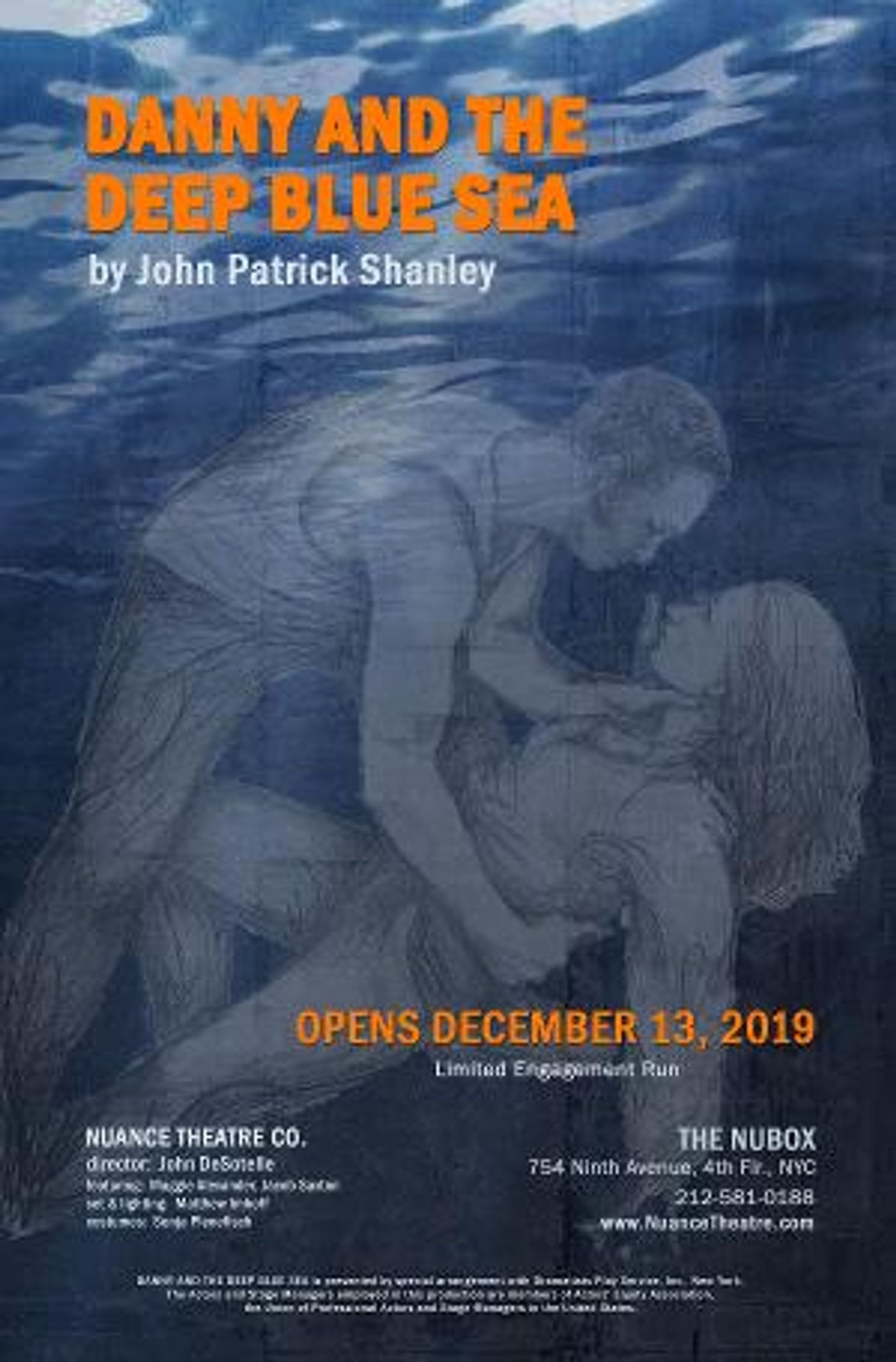 Intimacy And Danger Explode On Stage In DANNY AND THE DEEP BLUE SEA  Image