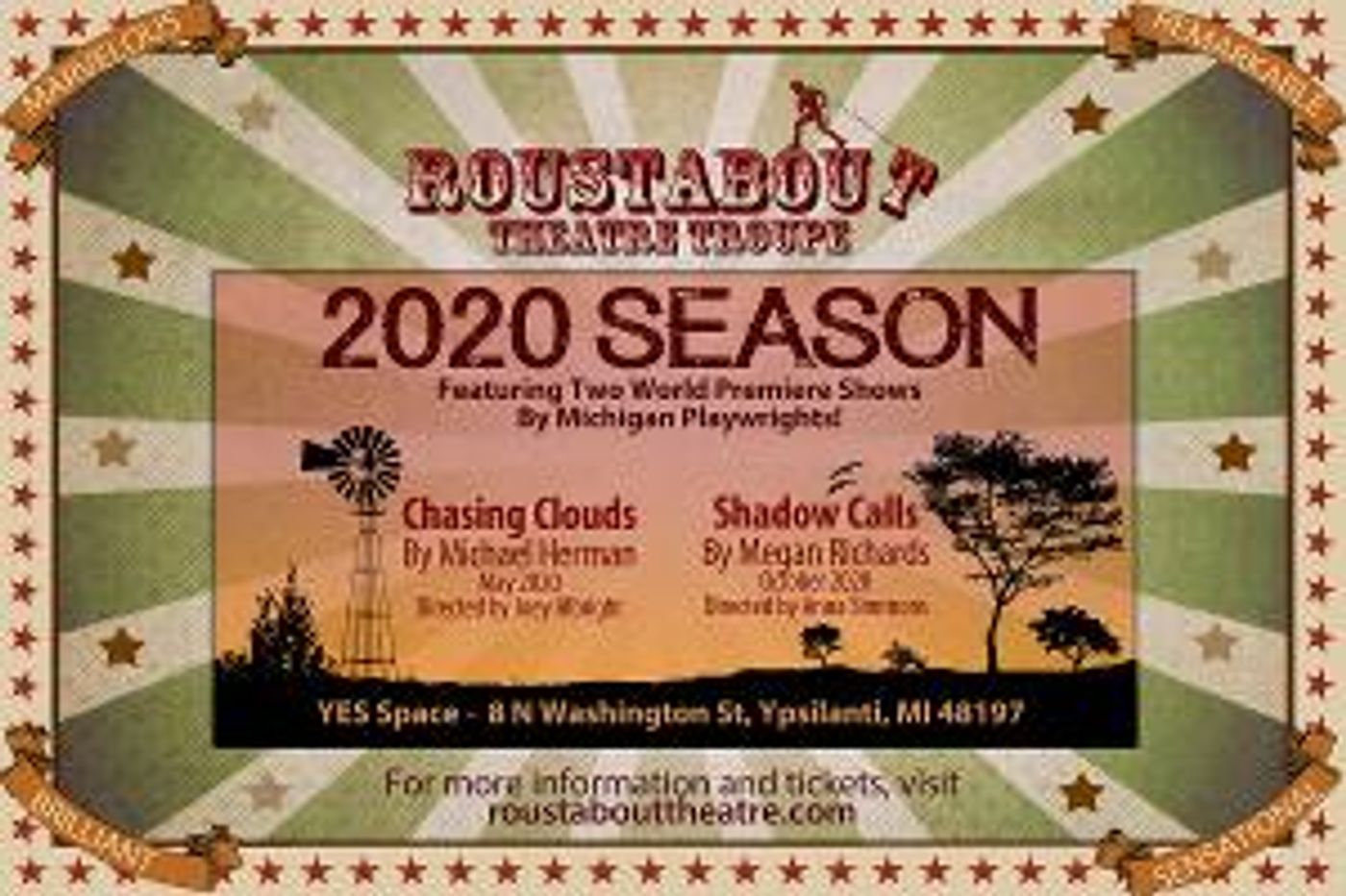 Roustabout Announces 2020 Season  Image