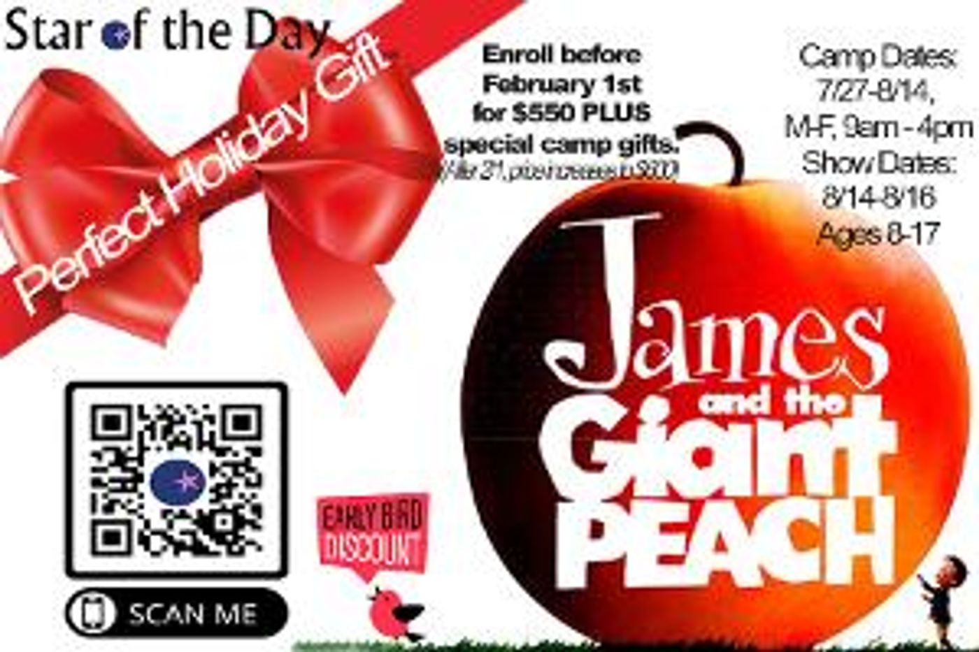 Star of the Day is Offering an Early Bird Special for Their 2020 Summer Spotlight Academy  Image