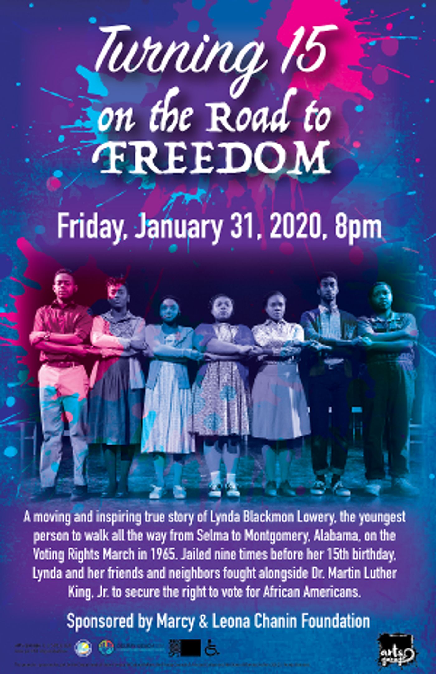 Arts Garage Will Present TURNING 15 ON THE ROAD TO FREEDOM  Image