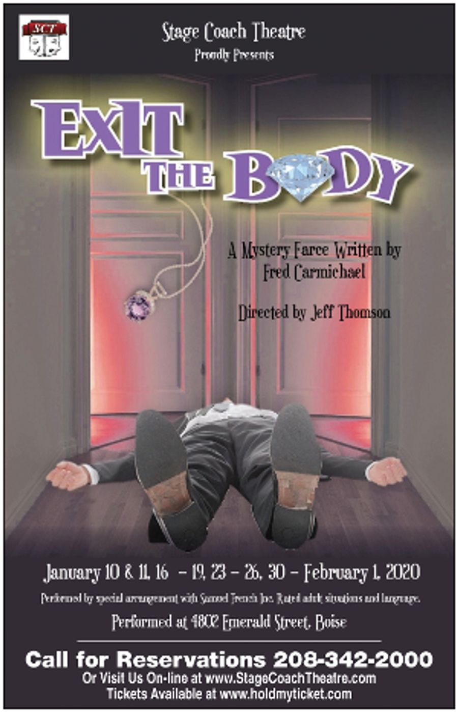 EXIT THE BODY A Mystery Farce Opens At SCT, 1/10 Image
