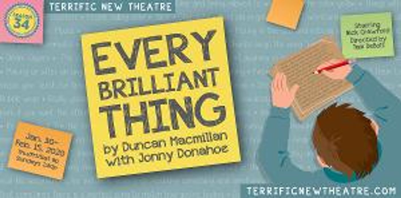 Terrific New Theatre Presents Immersive EVERY BRILLIANT THING Experience  Image