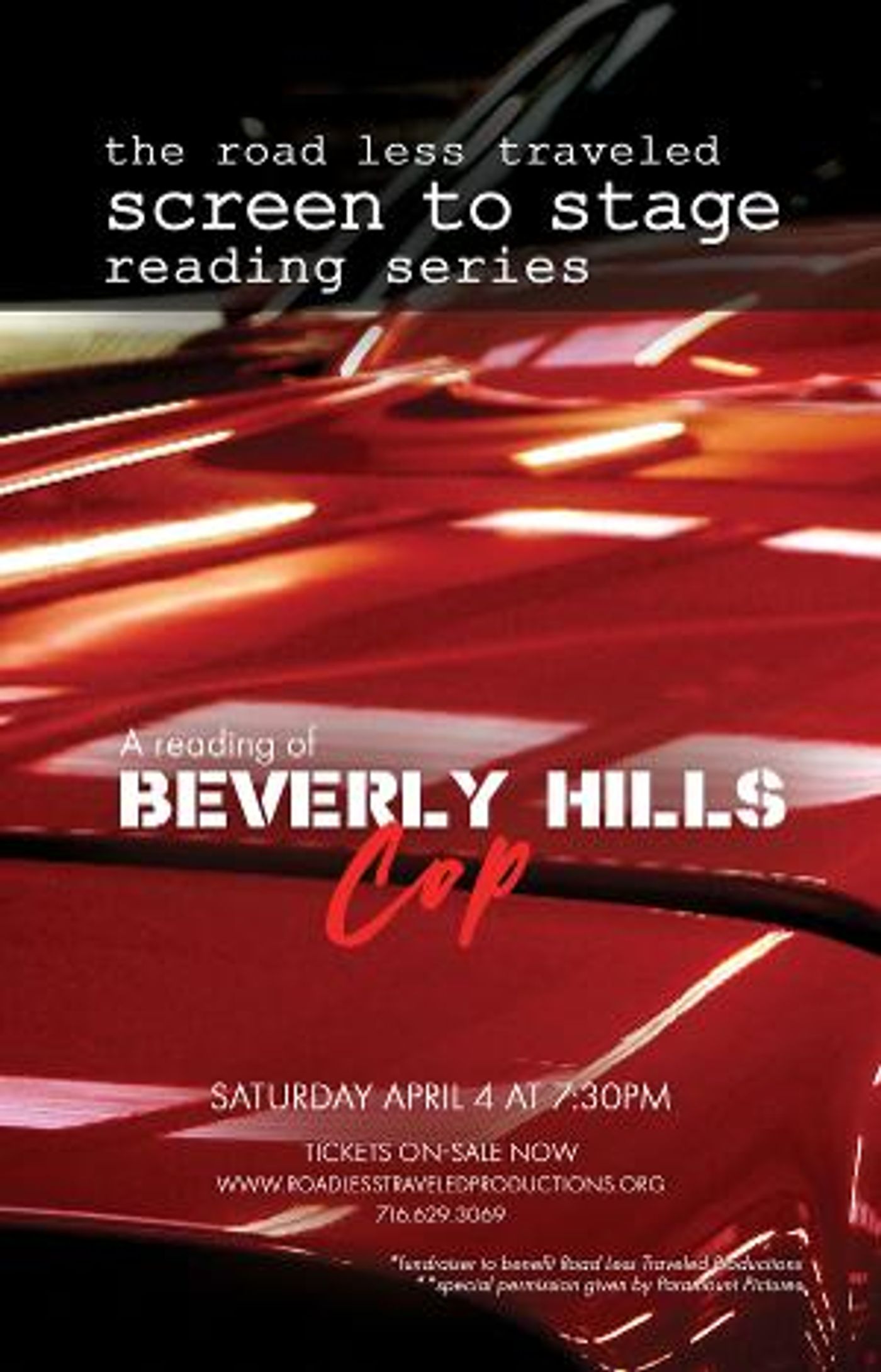 2nd Annual Stage To Screen Series To Feature BEVERLY HILLS COP  Image