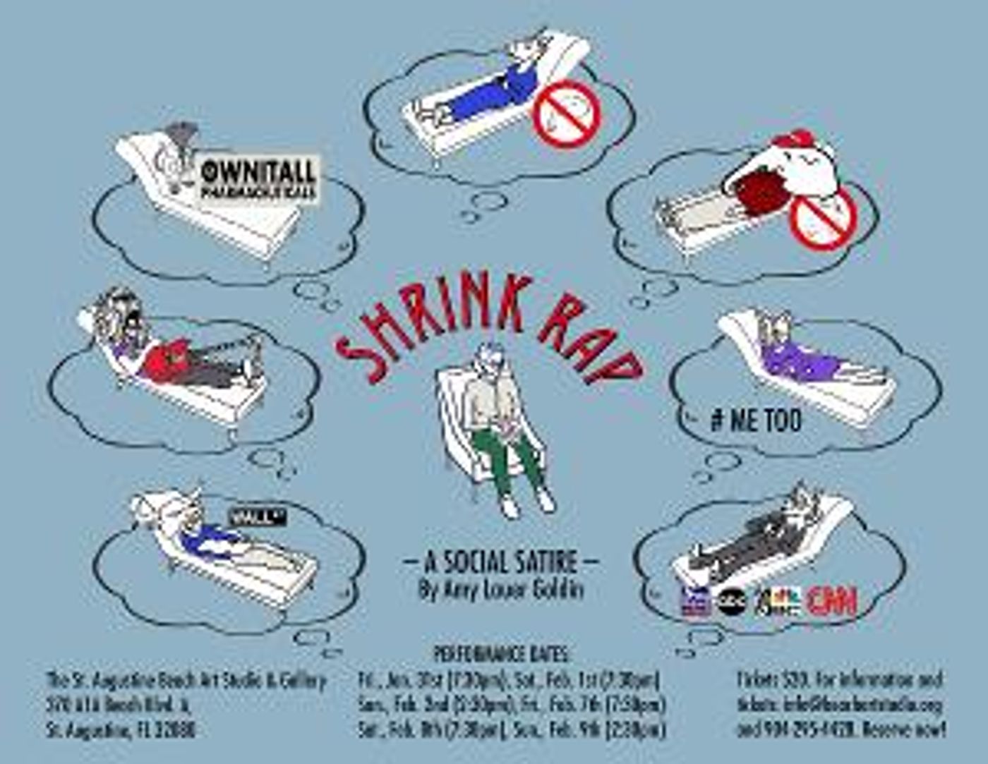 SHRINK RAP Announced At St. Augustine Beach Studio & Gallery  Image