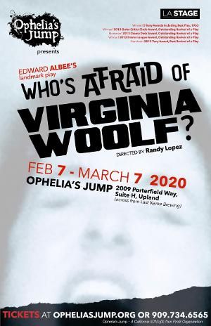 Ophelia's Jump Presents WHO'S AFRAID OF VIRGINIA WOOLF?  Image