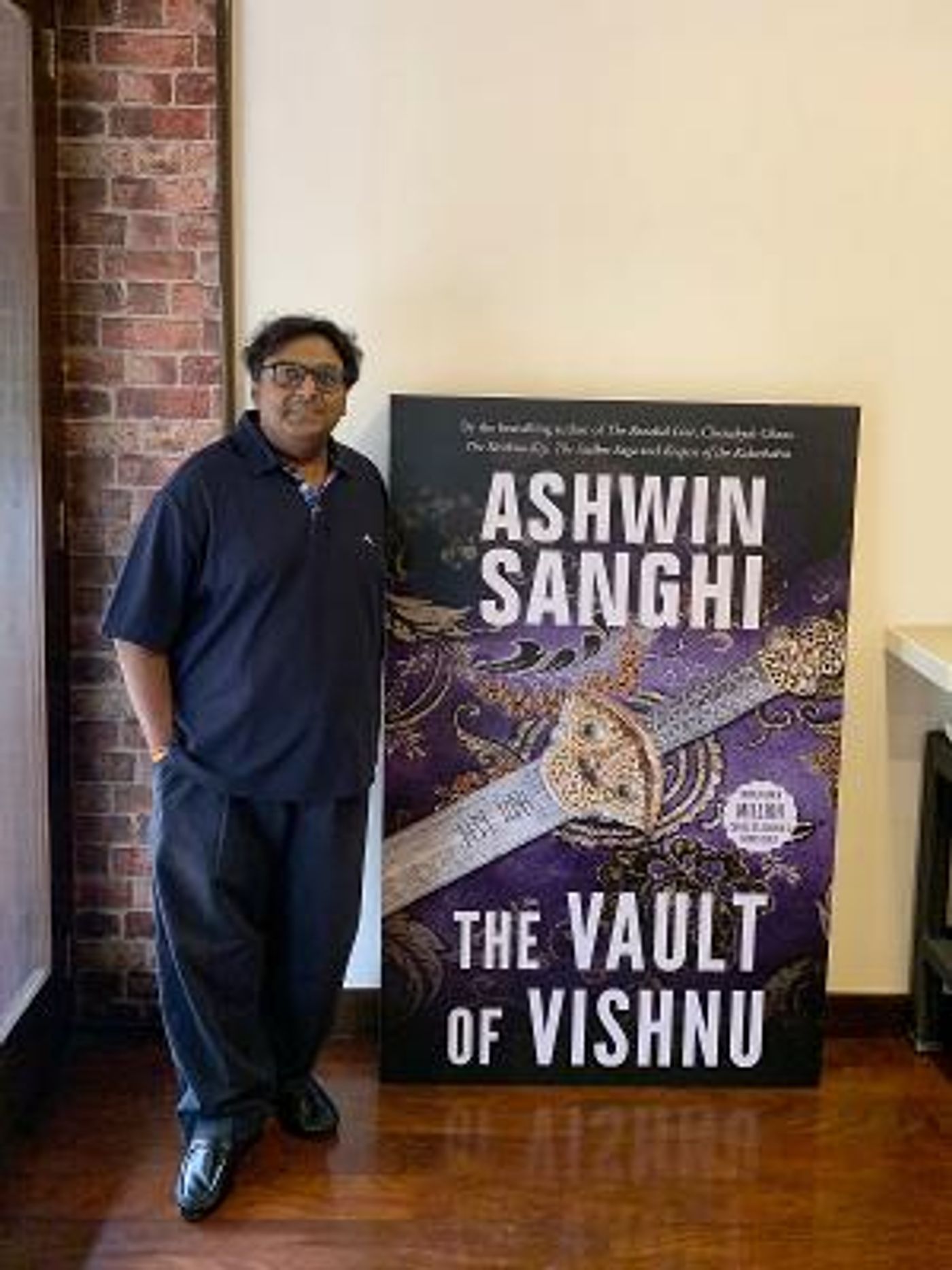 Ashwin Sanghi's Latest Book 'The Vault Of Vishnu' Will Be Launched At Jaipur Literature Festival  Image