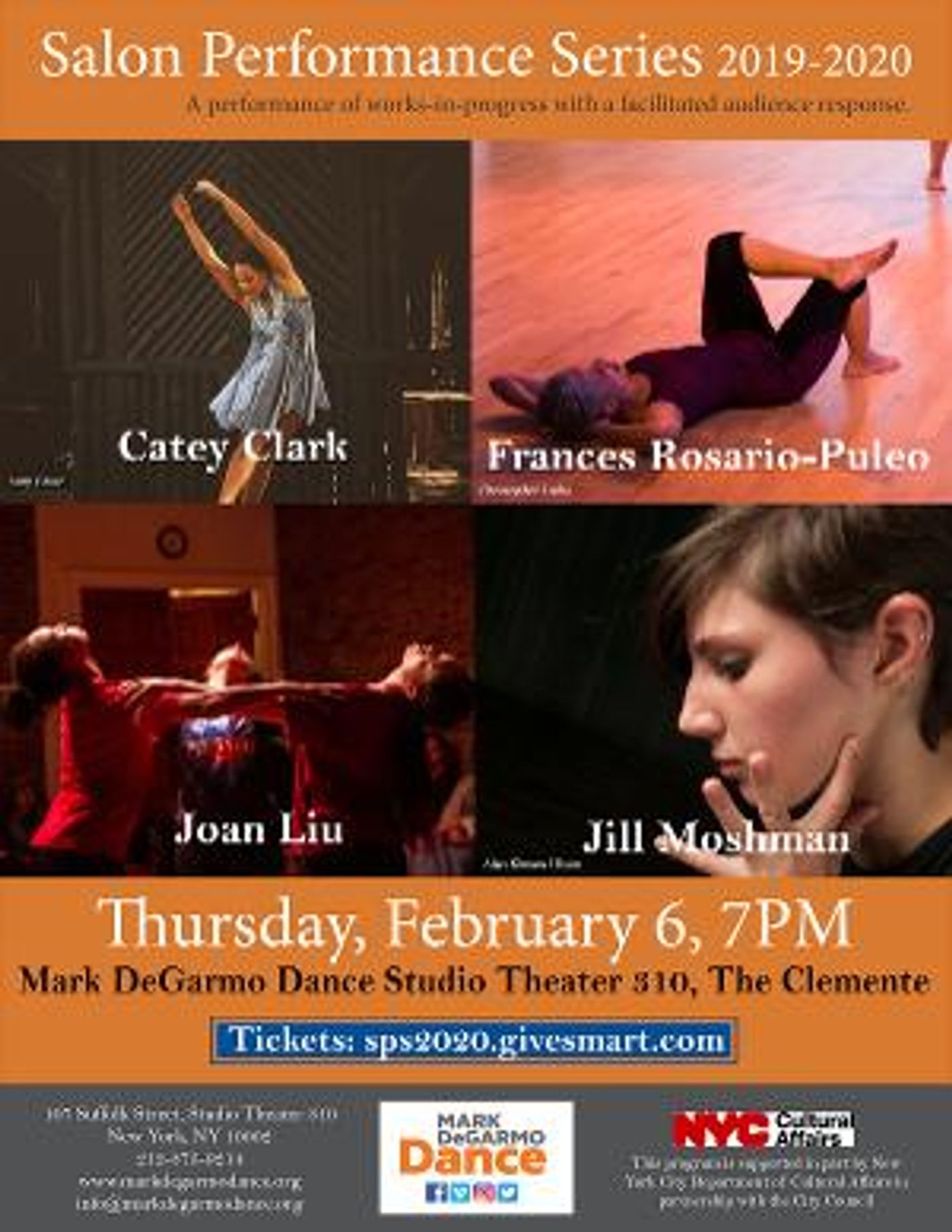 Mark Degarmo Dance Presents The February 2020 Edition Of Its Transcultural Transdisciplinary Salon Performance Series  Image