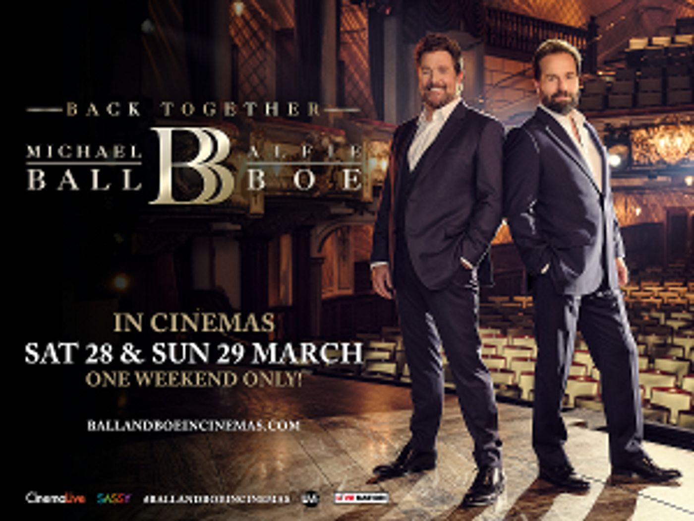 Michael Ball & Alfie Boe 'Back Together' Comes to Cinemas For One Weekend Only  Image