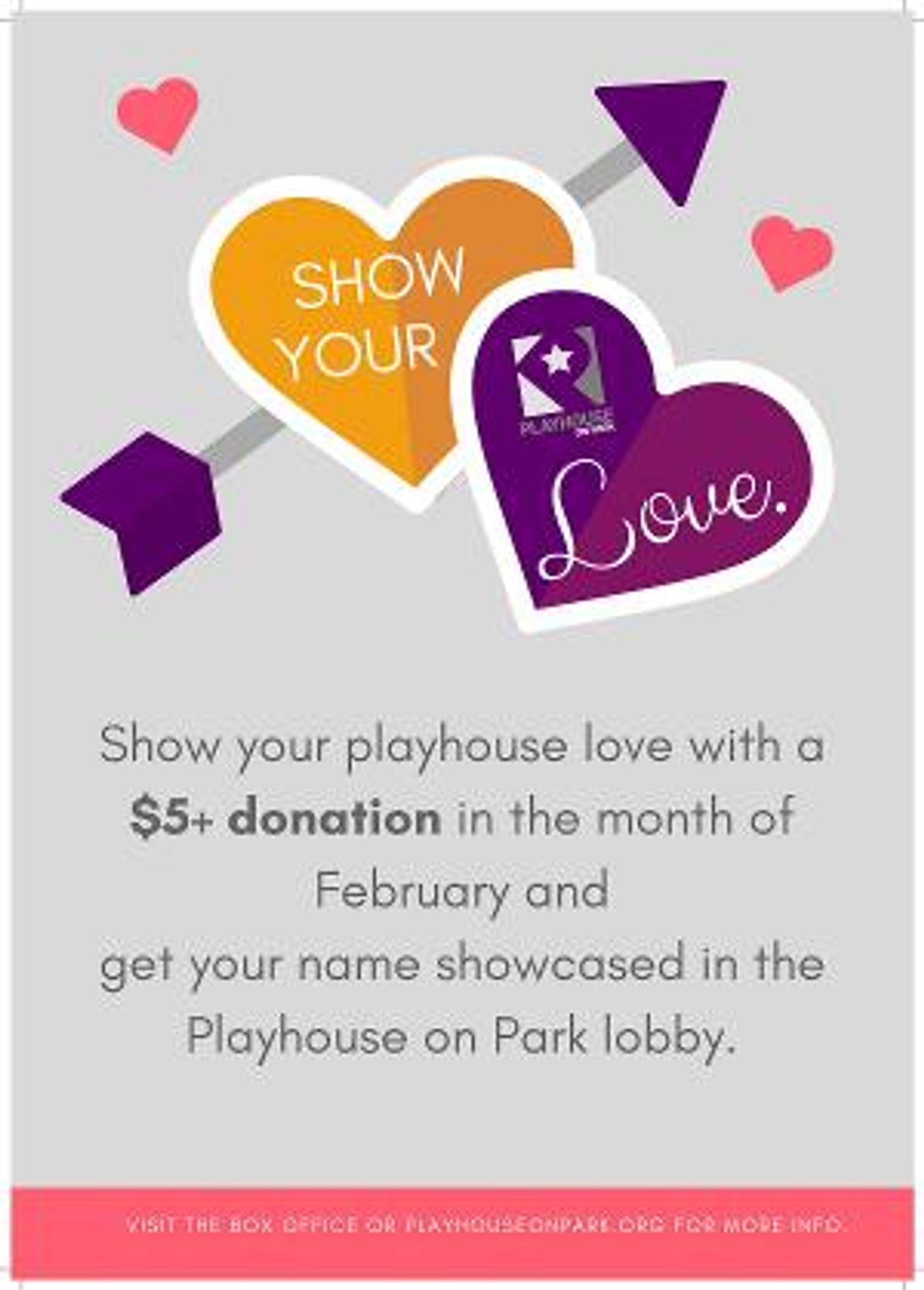 SHOW YOUR LOVE To Playhouse On Park Theatre  Image