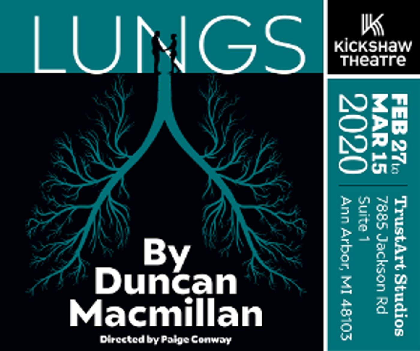Kickshaw Theatre Presents LUNGS By Duncan Macmillan  Image