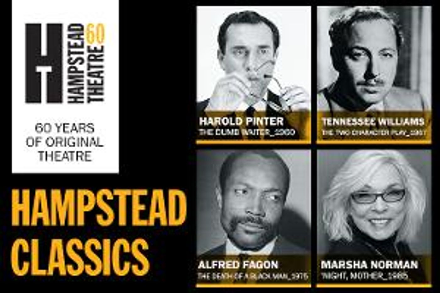 Hampstead Theatre Announces A Season Of Hampstead Classics For Spring/summer 2020  Image