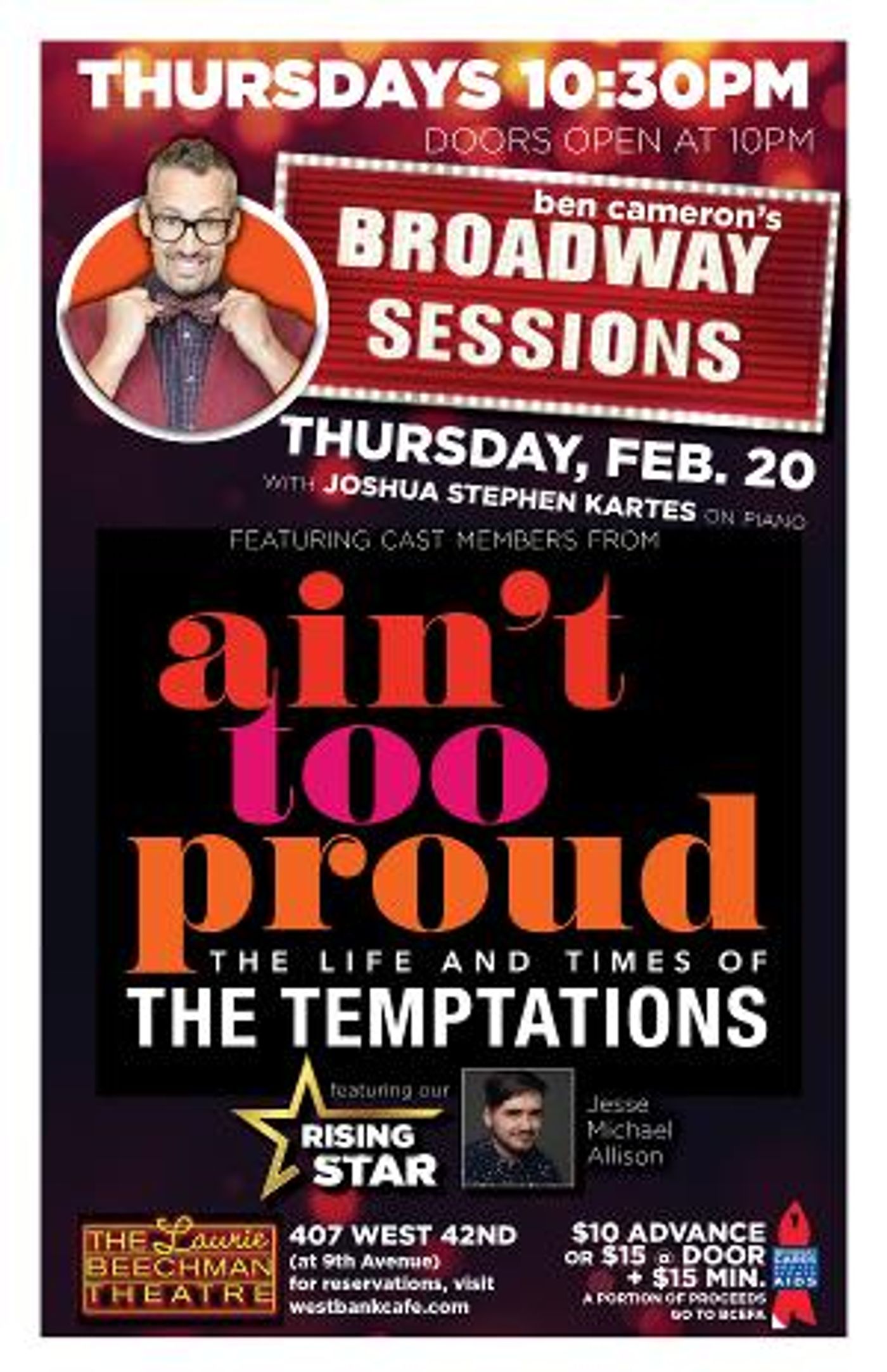 The Cast of AIN'T TOO PROUD Will Perform at Broadway Sessions This Week  Image