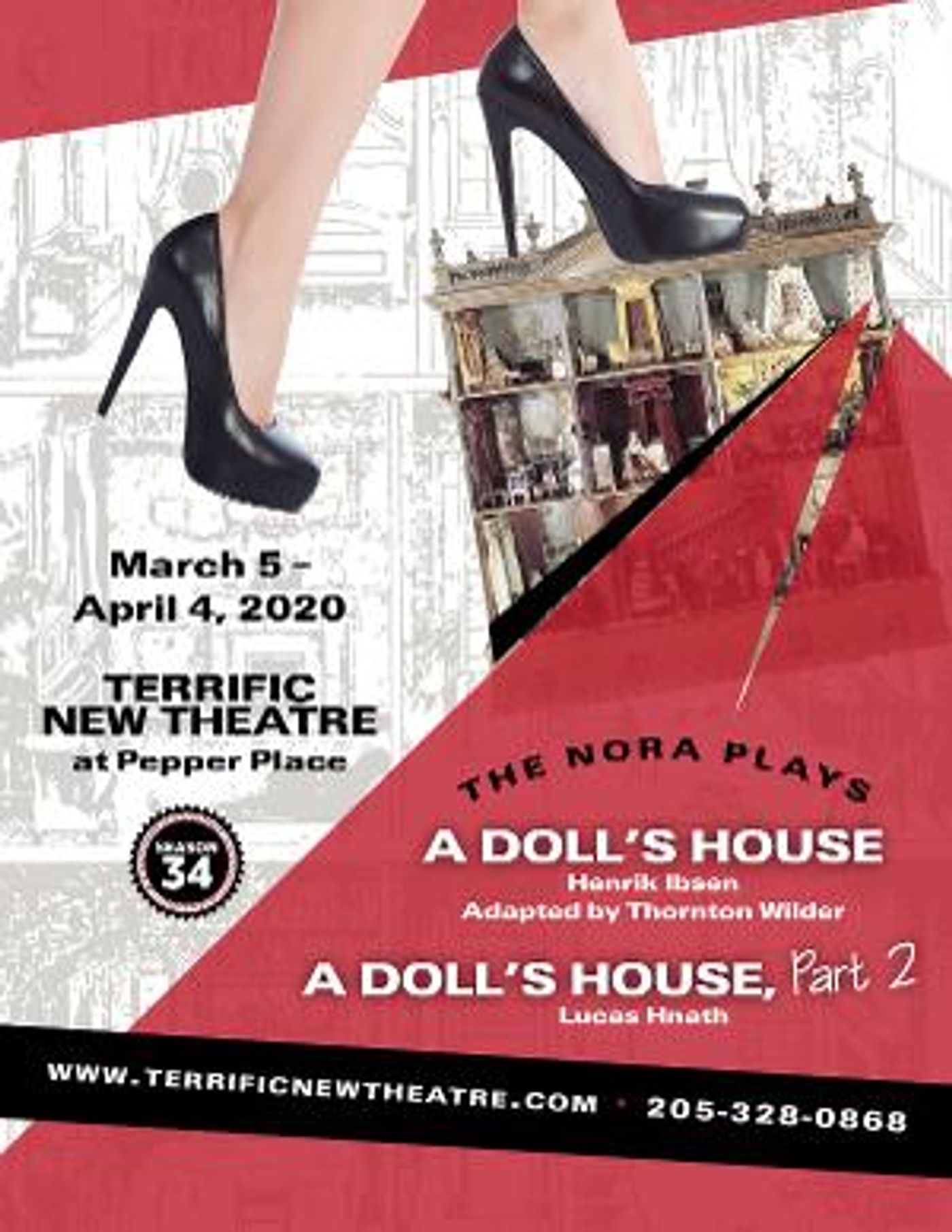 Terrific New Theatre Presents A DOLL'S HOUSE and A DOLL'S HOUSE, PART 2  Image