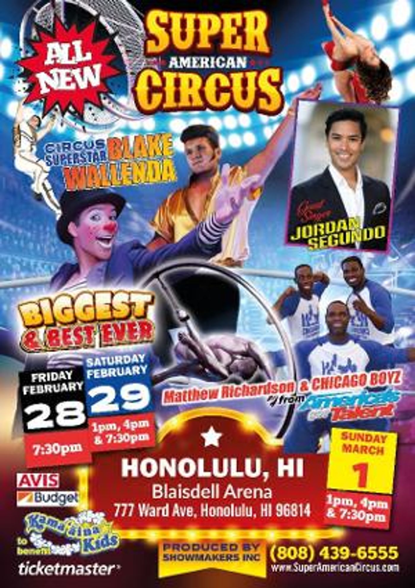 THE SUPER AMERICAN CIRCUS Announced At The Blaisdell  Image