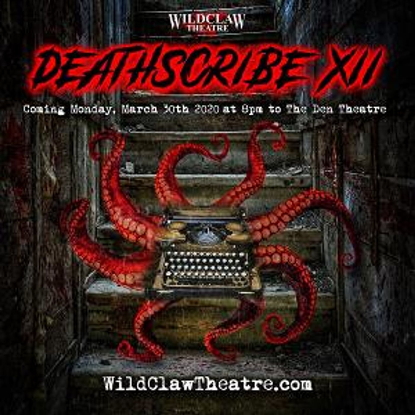 Tickets On Sale For WildClaw's DEATHSCRIBE 12  Image