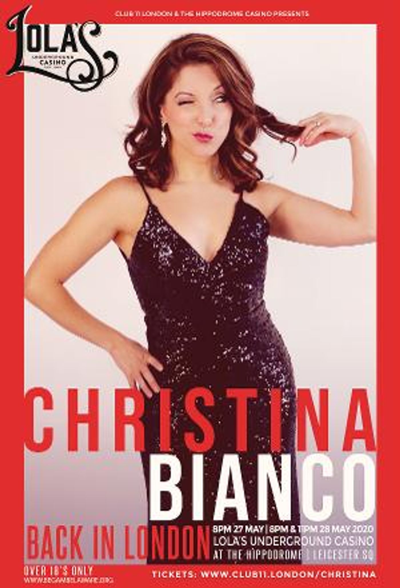 Christina Bianco Will Play the Hippodrome Casino in May  Image