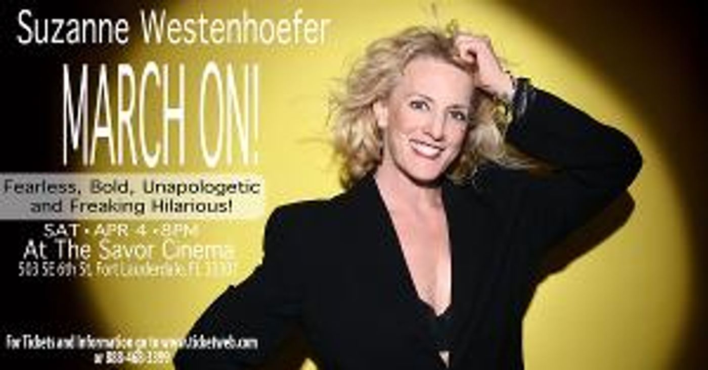 Live LGBT Comedy Series At The Savor Cinema Continues With Suzanne Westenhoefer  Image