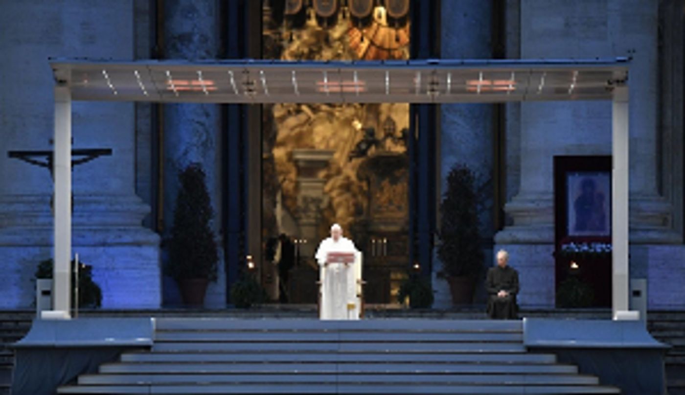 Pope Francis Leads World in Prayer for End to Coronavirus  Image