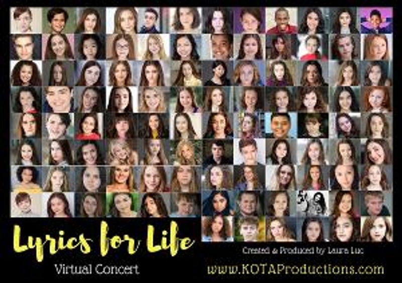 VIDEO: Young Performers From Broadway and Beyond Come Together for LYRICS FOR LIFE Virtual Concert Image