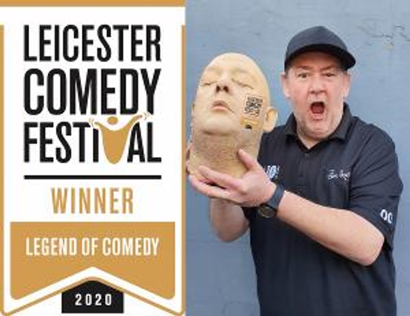 Johnny Vegas Wins Legend Of Comedy Award At Leicester Comedy Festival Award Ceremony  Image