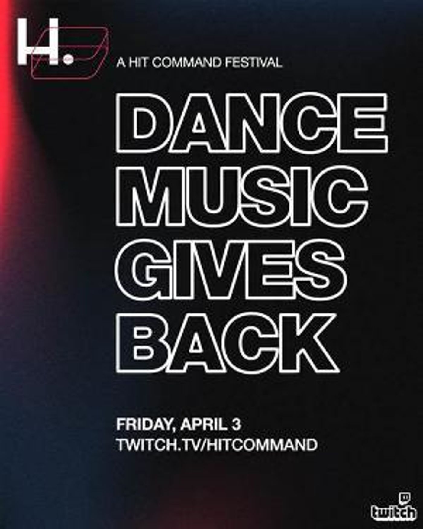 HIT COMMAND Gives Back To The Music Industry With A Virtual EDM Festival On Twitch  Image
