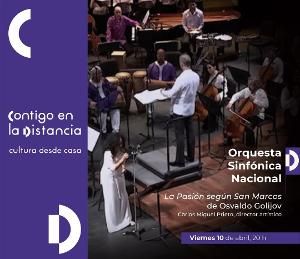 Inicia La Temporada Virtual De La OSN Con La Pasión Según San Marcos De Osvaldo Golijov  Image