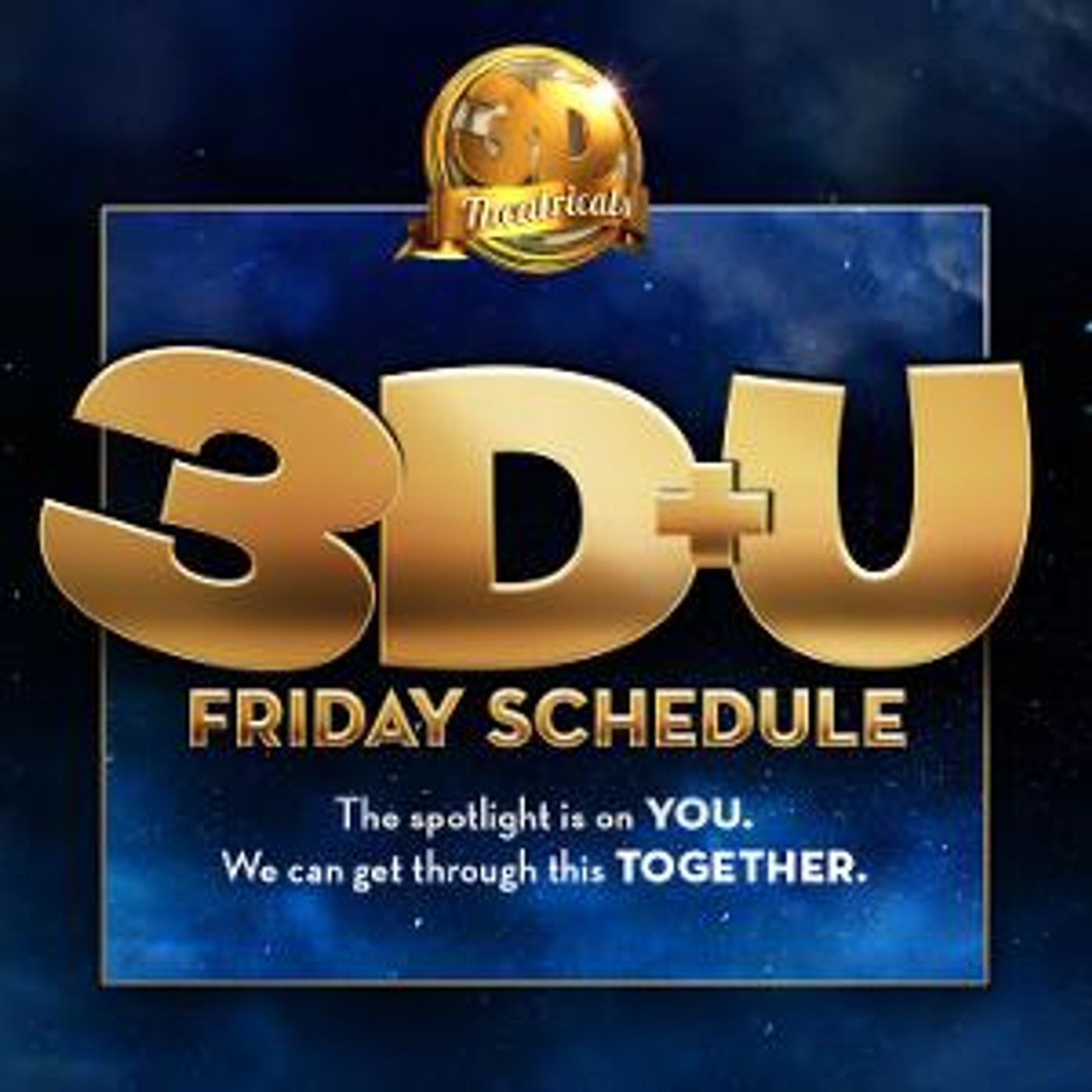 3-D THEATRICALS Announces Online Programming for Friday, April 10  Image