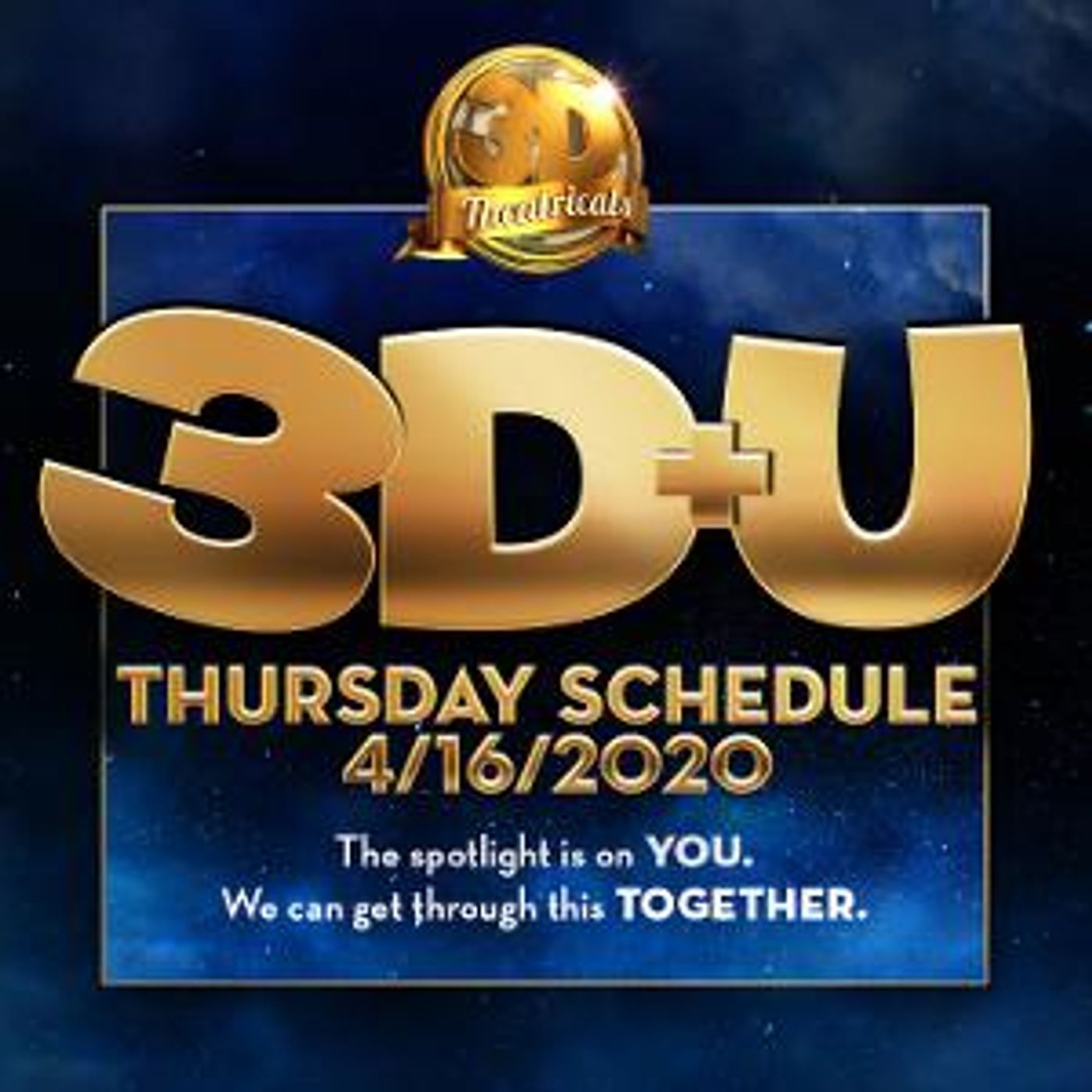 3-D THEATRICALS Announces Thursday, April 16 Line-Up  Image