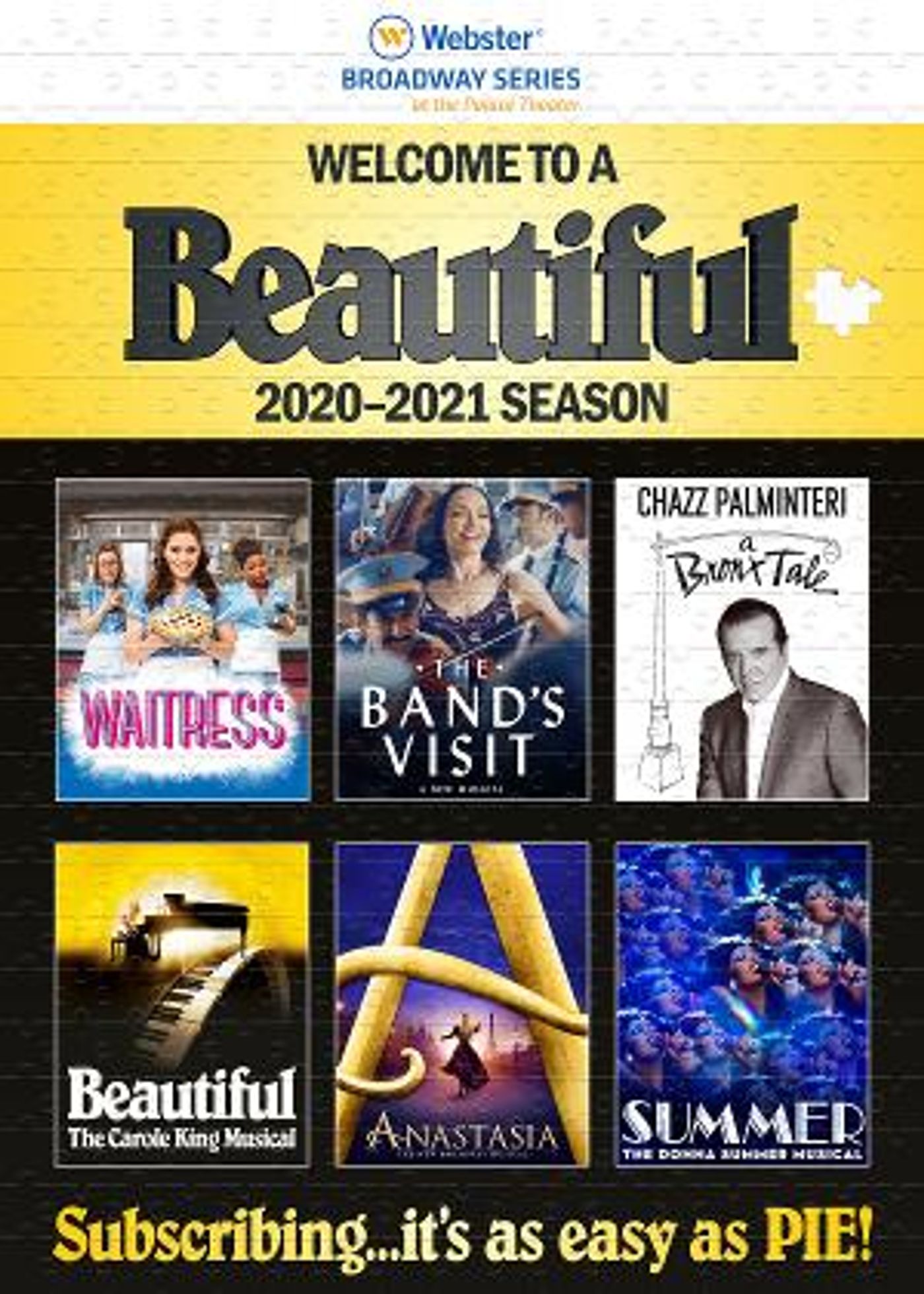 Palace Theater Waterbury Announces WAITRESS, THE BAND'S VISIT and More for 2020/21 Broadway Series  Image