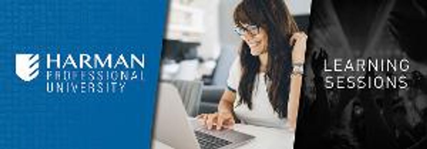 HARMAN Pro University Announces New Learning Sessions And Live Workshops  Image