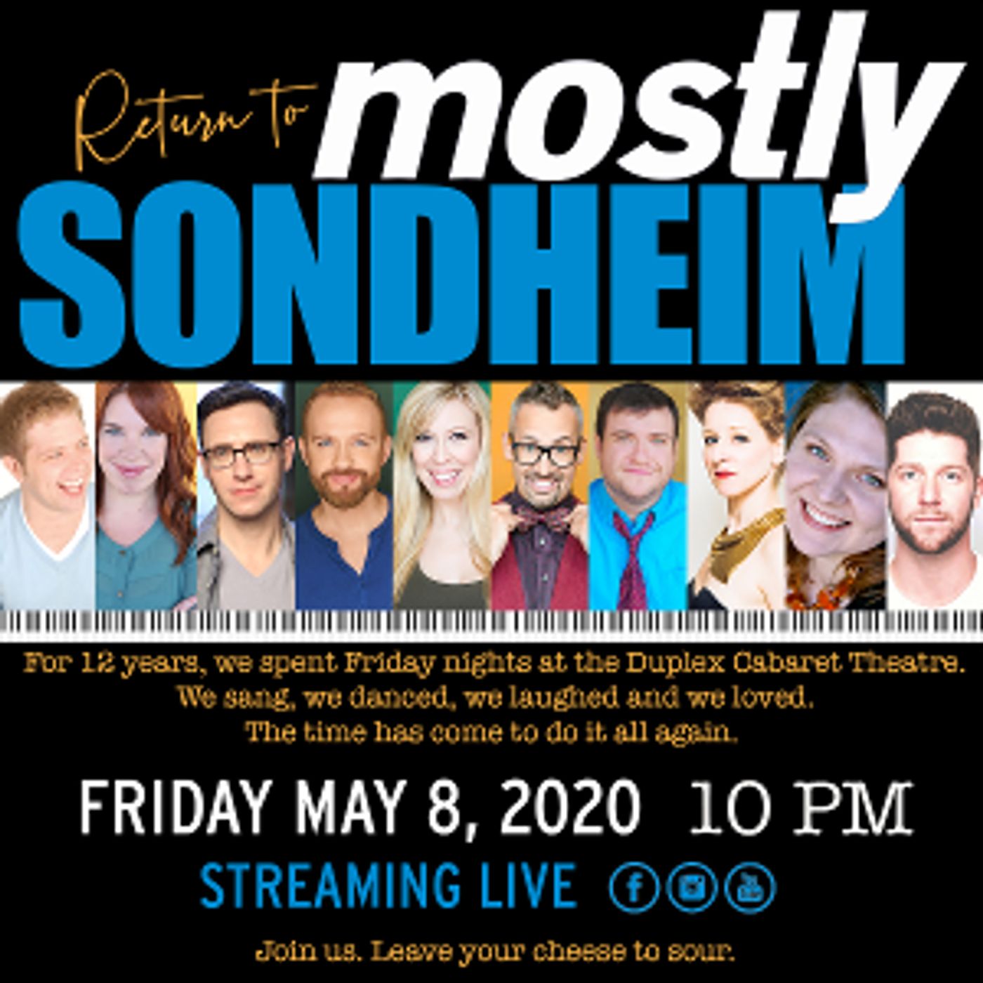 VIDEO: The Duplex's MOSTLY SONDHEIM is Back Online This Week  Image