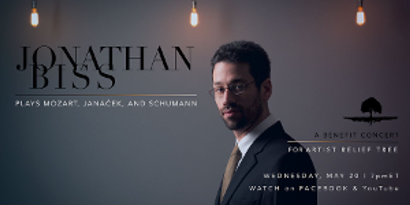 Pianist Jonathan Biss Performs Benefit Recital In Support Of Artist Relief Tree, May 20  Image