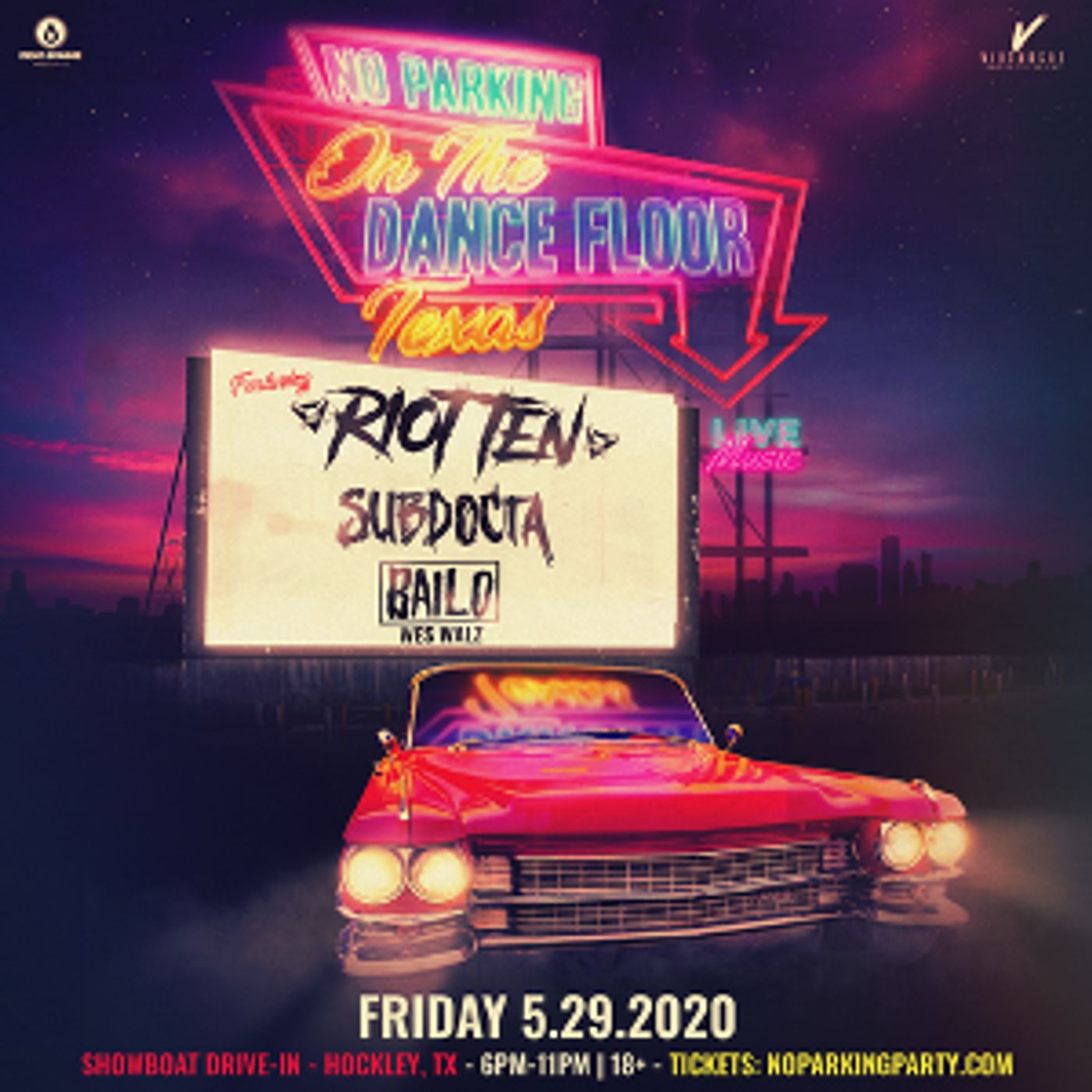 Disco Donnie Presents NO PARKING ON THE DANCE FLOOR - A Drive In Dance Music Experience  Image