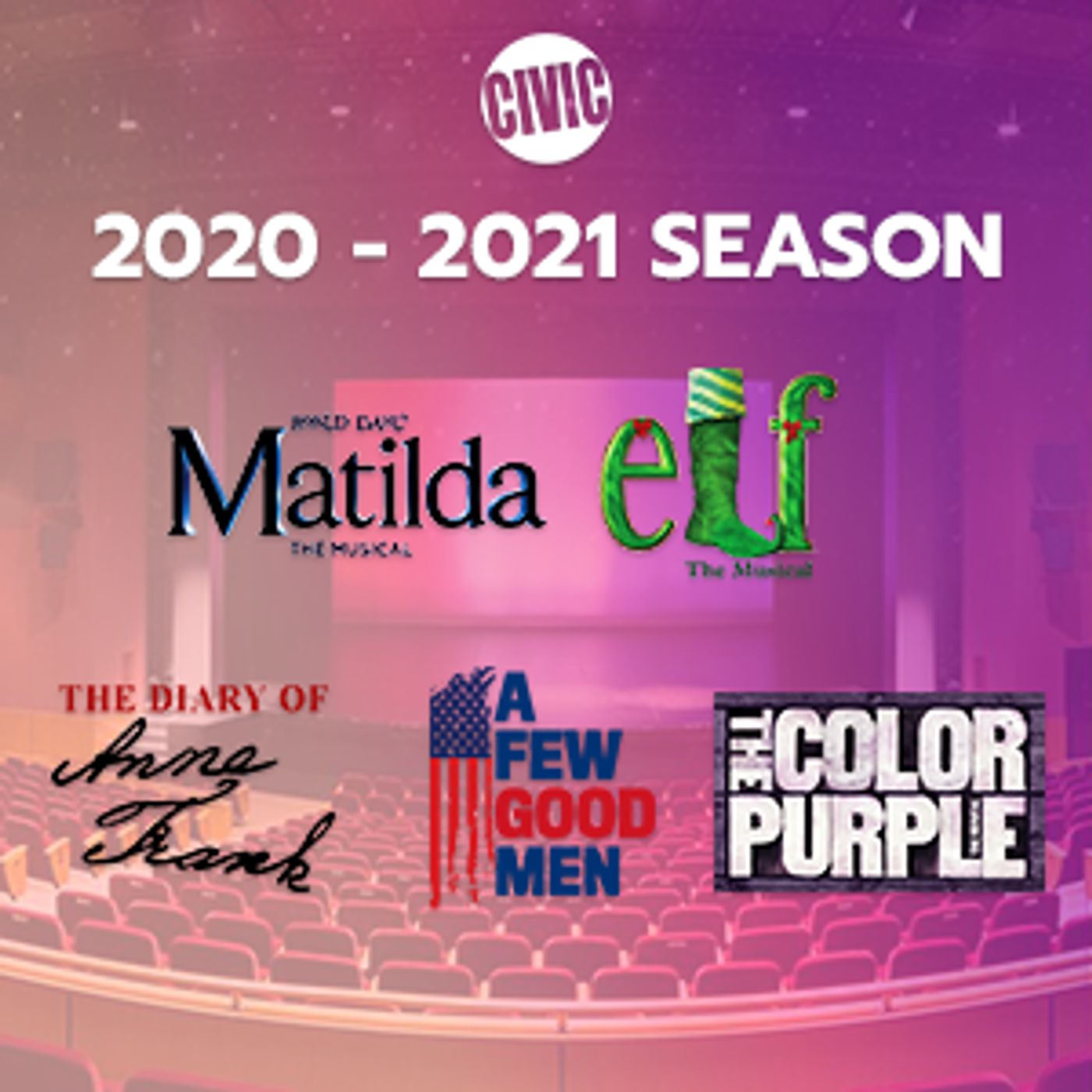 Civic Theatre's 2020-2021 Season Announcement  Image