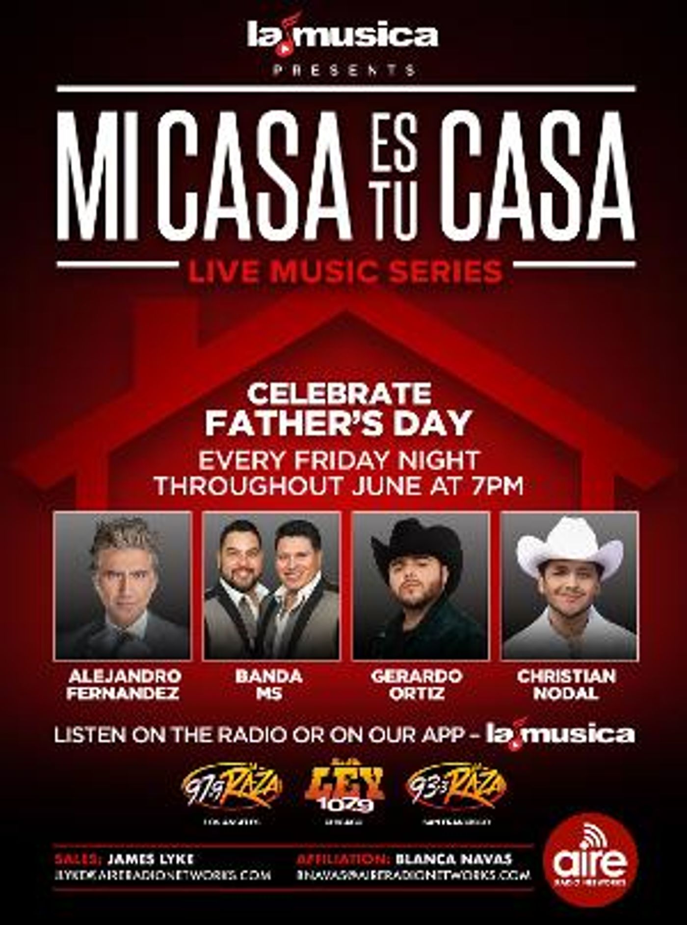 SBS Entertainment Celebrates Father's Day With A Special Edition Of MI CASA ES TU CASA Live Music Series  Image