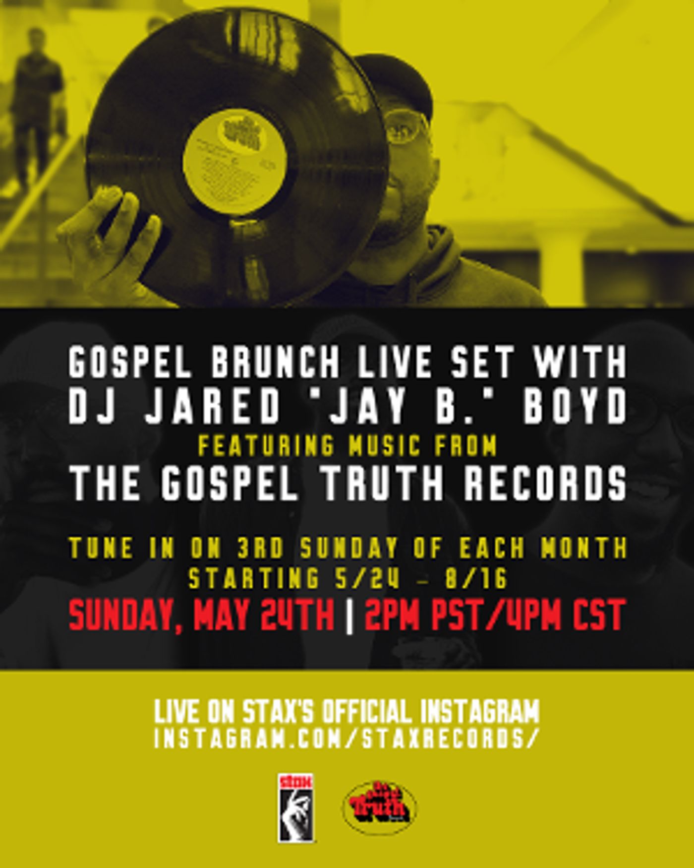 Stax Records Kicks Off New Instagram Live Series This Sunday  Image