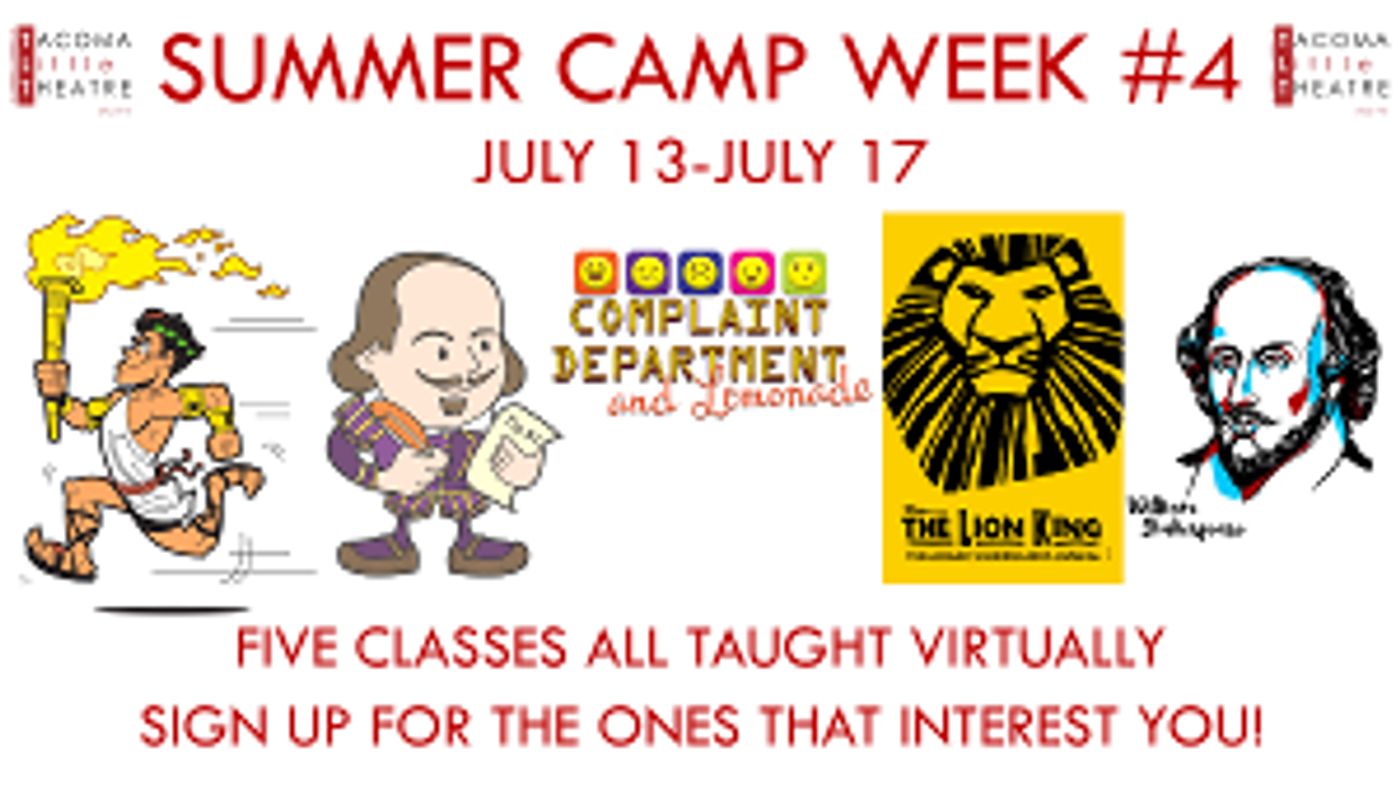 Tacoma Little Theatre Launches Online Summer Learning  Image
