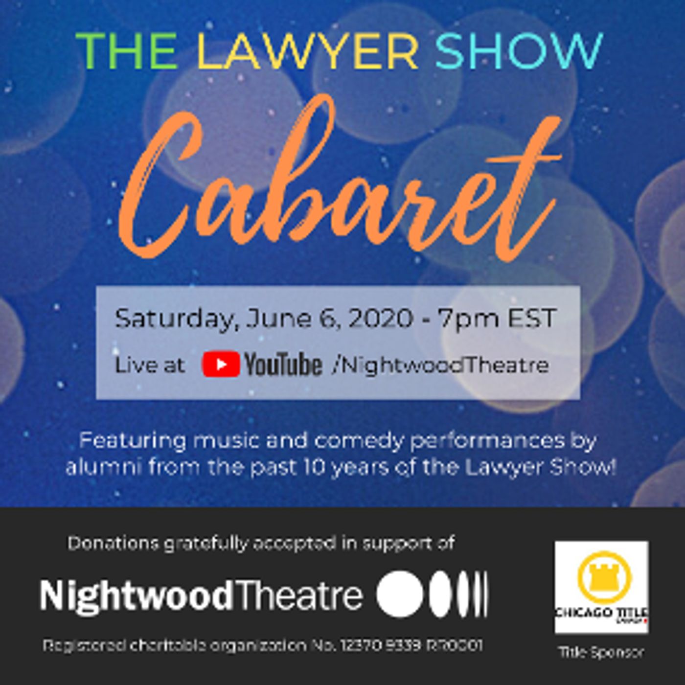 Nightwood Theatre Presents THE LAWYER SHOW CABARET  Image