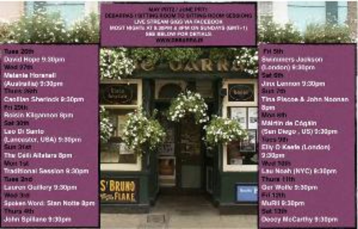 Ger Wolfe, Elly O'Keefe, and More Join DEBARRAS SITTING ROOM TO SITTING ROOM SESSIONS  Image