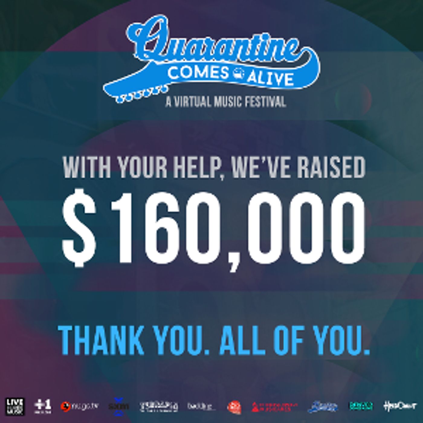 Quarantine Comes Alive Raises $160k During One-Day Virtual Event  Image