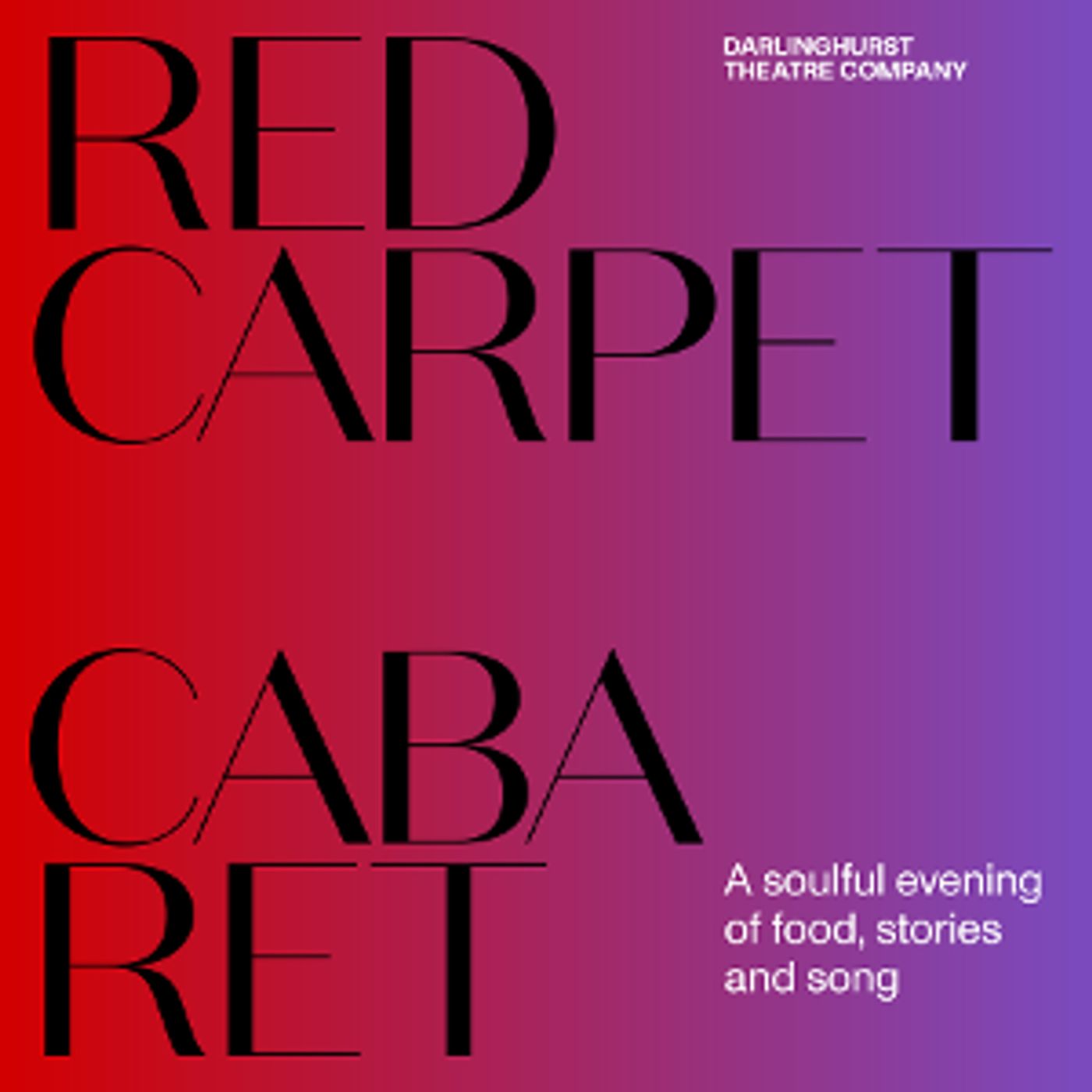 Darlinghurst Theatre Company Announces RED CARPET CABARET Lineup  Image
