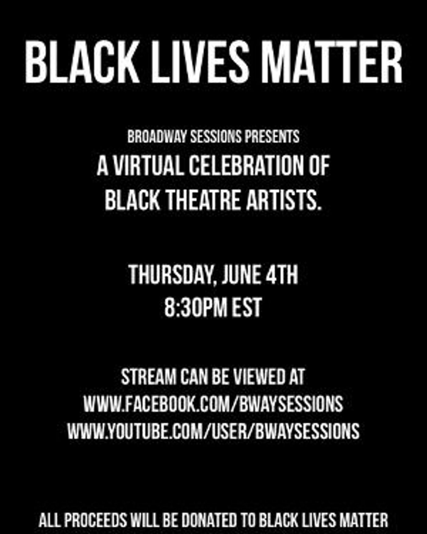 Broadway Sessions Celebrates Black Theatre Artists This Week  Image